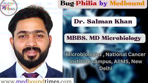 Dr. Salman Khan, MBBS, MD Microbiology from All India Institute of Medical Sciences, Jodhpur, Rajasthan, India (2018-2021)