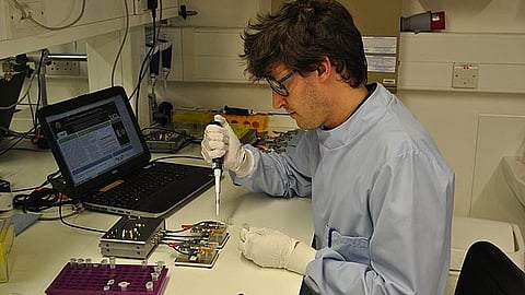 Breast cancer screening device that can detect breast cancer biomarkers from a tiny sample of saliva. (Representational Image: Wikimedia Commons)