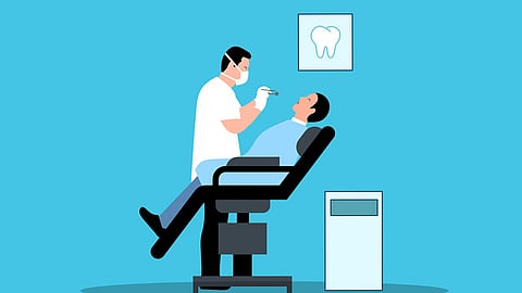 Despite its association with bright smiles and pristine clinics, dentistry entails a spectrum of occupational hazards for dental healthcare personnel (DHCP). (Representational image: Wikimedia Commons)