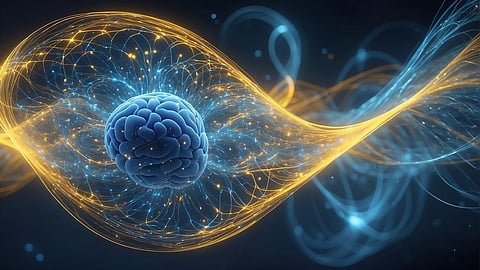 Traveling Brain wave propagation directions in the memory task reveal how the brain quickly coordinates activity and shares information across multiple regions. (Representational Image: Pixabay)