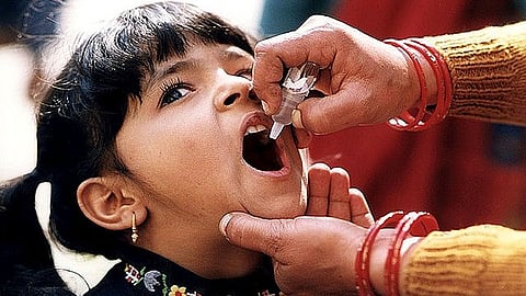 Health experts says Global eradication efforts have "cornered” polio in a “few pockets” of Pakistan and Afghanistan. (Representational Image: Wikimedia commons)