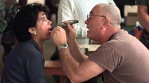 Periodontitis is an inflammatory disease of the supporting tissues of teeth caused by specific microorganisms or groups of specific microorganisms.(Representational image: Wikimedia Commons)