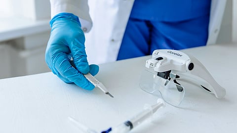 The team of doctors at SGPGI employed the harmonic scalpel to remove the entire tumor.
(Representational image: Unsplash)