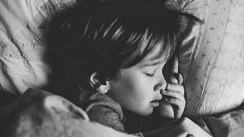 One in four parents report that their child struggles to fall asleep due to worry or anxiety.(Representational image: Unsplash)
