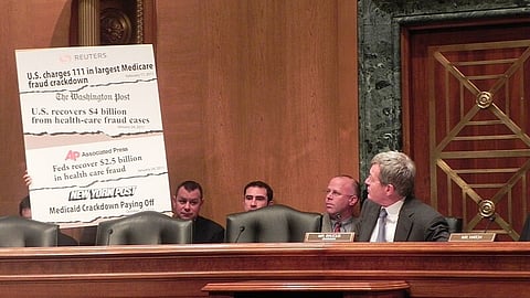 Nationwide healthcare fraud sweep that ensnared 193 defendants, including 76 doctors, nurse practitioners, and other licensed medical professionals. (Representational Image: Wikimedia Commons)