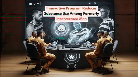 Innovative Program Reduces Substance Use disorder in Formerly Incarcerated Men (Created by Susanta using Bing)