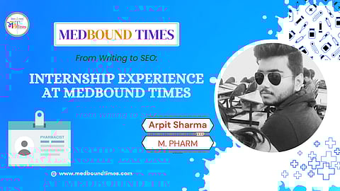 A professional image of Arpit Sharma, M. Pharm