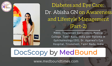 Dr. Abisha GN, MBBS, Tirunelveli Government Medical College, Tamil Nadu, India and Diploma in Ophthalmology (DO), Dr. Agarwal’s Eye Hospital, Tirunelveli, Tamil Nadu, India