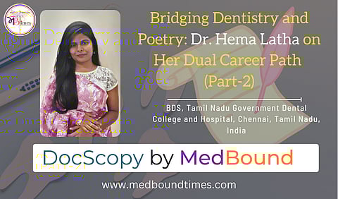 Dr. Hema Latha, BDS, Tamil Nadu Government Dental College and Hospital, Chennai, India
