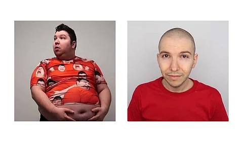 Nikocado Avocado shocks the internet with a secret 250-pound weight loss, revealed after two years of maintaining his YouTube channel with pre-recorded content. (Nikocado Avocado's Social Media Account)