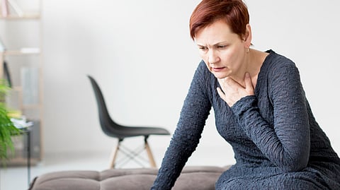 Hot flashes are common and concerning during the menopause. fezolinetant used to treat hot flashes is under scrutiny for its adverse effects. (Image by Freepik)