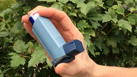 Inhalers are devices used to deliver medications directly to the lungs, which results in the opening of airways and the reduction of inflammation in the lungs in asthma. (Wikimedia Commons)