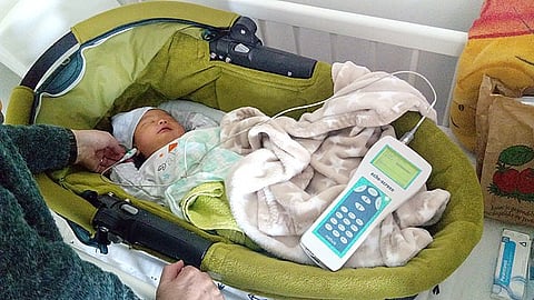 Hearing plays a major role in learning to talk. (Representational Image: Wikimedia Commons)