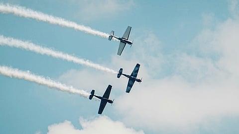 The air show event, held at Marina Beach, drew massive crowds, with thousands gathering to witness the spectacle
(Representational image: Unsplash)