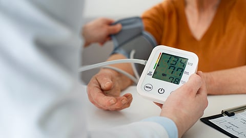 BP measurements obtained with an arm on the lap or unsupported at the side — were markedly higher than those obtained when the arm was supported on a desk.(Representational image :Freepix)