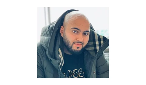 Omar Shafiq, a resident of Haulgh sparked media attention after his review video on chips and beans from the Royal Bolton Hospital went viral with nearly 900,000 views (Image: x/@OmarShaf1q)