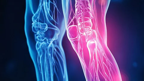 Illustration of leg pain conditions, highlighting the importance of understanding gender differences in pain relief and the varying responses to opioid treatments. (Image by pixabay.com)