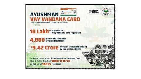 Empowering the elderly: PM Modi’s Ayushman Vay Vandana Card ensures free treatment for seniors aged 70 and above. (PIB)
