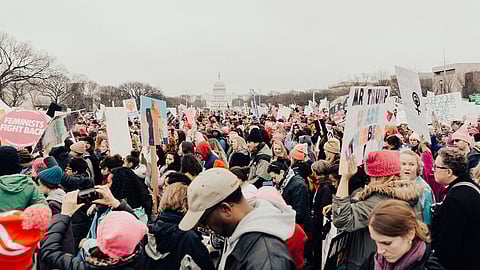 Supporters of the MAHA movement rally for health policy changes under the Trump administration.