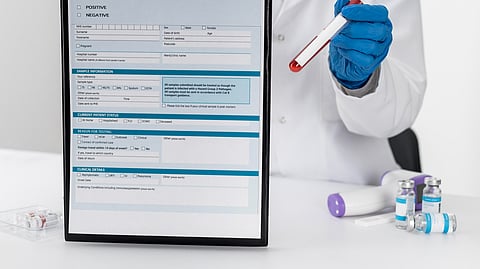 Participants were provided with a hypothetical scenario in which they were seeking care due to troubling urinary symptoms, received a biopsy and then would receive results from that test through their patient portal. 
(Freepik)