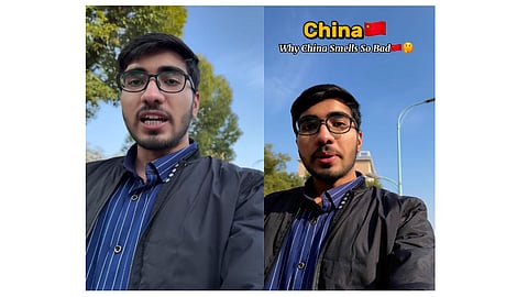 Fani mentioned that the smell was so strong it made him feel nauseous during his first day in China. (Image Credits: Instagram/tmgfani)