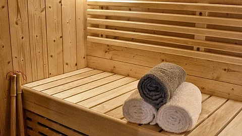 Benefits of sauna include lower blood pressure, higher energy levels and improved sleep – in sum, better physical and mental health