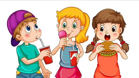 Kids are naturally inclined towards sugary treats. A comprehensive and mindful approach to educating them helps kids to make wise and informed choices. (Image by brgfx on Freepik)