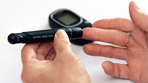 Afrezza starts to lower blood sugar levels in nearly 12 minutes.