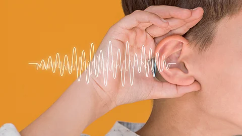 Most humans cannot move their ears voluntarily and the associated muscles activate in response to the auditory effort.