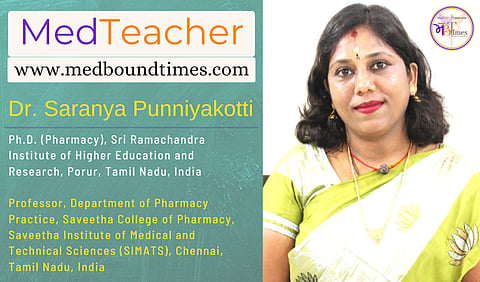 Dr. Saranya Punniyakotti, Ph.D., Sri Ramachandra Institute of Higher Education and Research