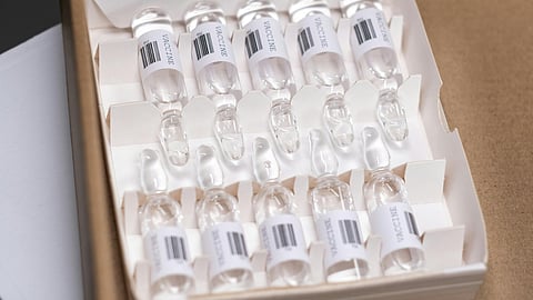 Box with Vaccine Vials