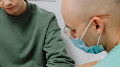 Doctor having a Discussion with a Patient