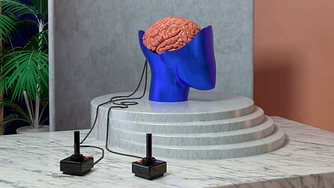 Illustration symbolizing the linking of memories formed close in time.