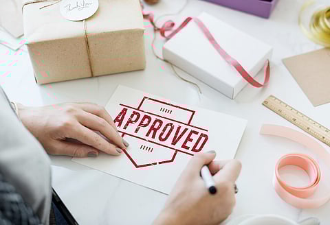 Approved Authentic Quality Guaranteed Product Concept