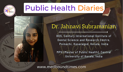 Dimly lit picture of Dr. Jahnavi near a window.