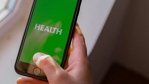 Health Text on Smartphone