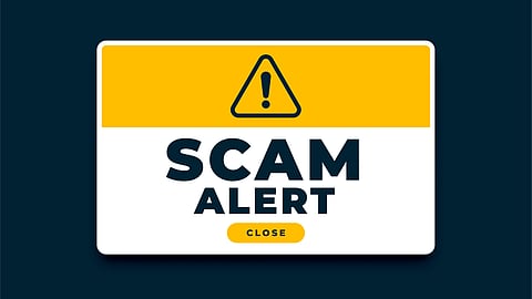 Fraud alert warning background keep your data protected from rootkit