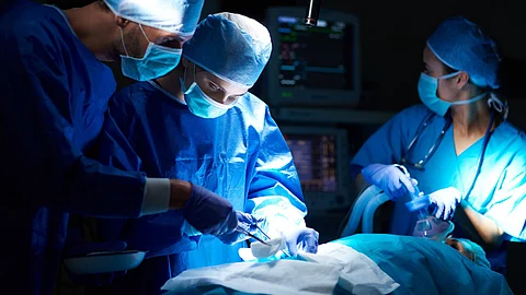 Ordinary busy day of surgeon