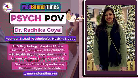 Dr. Radhika Goyal, PhD Psychology, Maryland State University, Maryland, USA (2019-23)