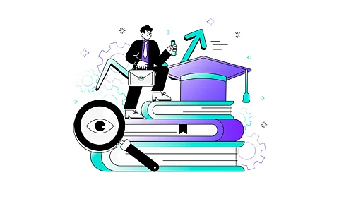 Gradient mba illustration