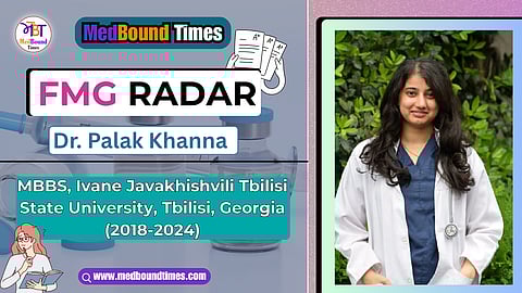Dr. Palak Khanna, MBBS, Ivane Javakhishvili Tbilisi State University