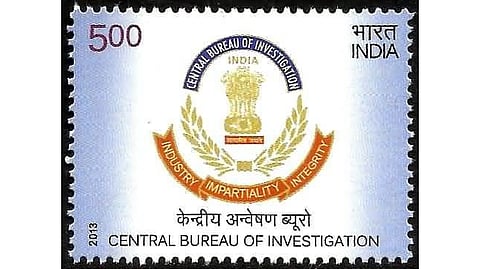 Stamp of the Central Bureau of Investigation (CBI).