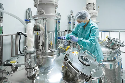 A woman worker in a factory.