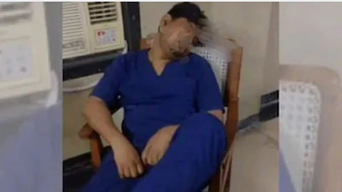 Doctor sleeping