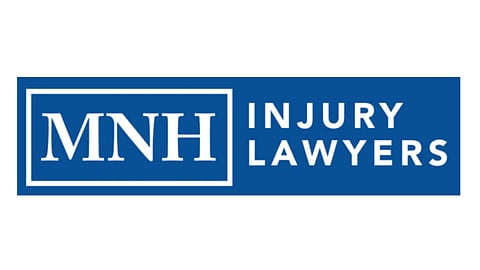 A logo of MNH Injury Lawyers .