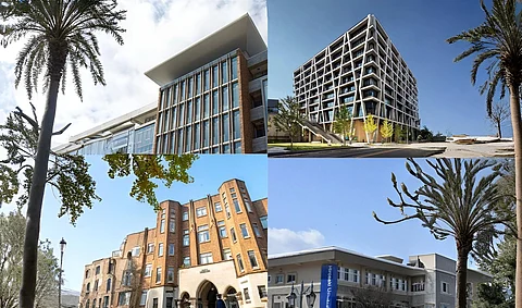Image shows collage photos of japan universities.