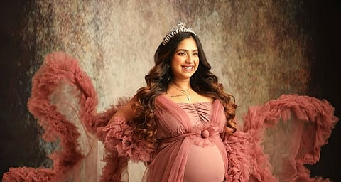 An image from Sohini Ganguly's maternity photoshoot