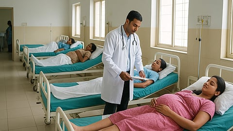 An image of a maternity ward