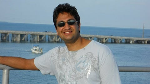 Dr. Neil K. Anand wearing sunglasses
