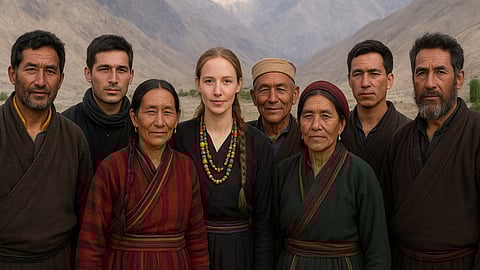An image of Brokpa group.